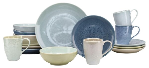 KOMBINOVANÝ SERVIS, 16-dielne, kamenina Creatable - Online Only bytové doplnky, Online Only
