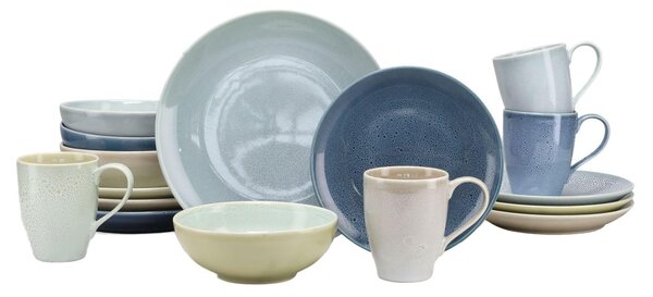 KOMBINOVANÝ SERVIS, 16-dielne, kamenina Creatable - Online Only bytové doplnky, Online Only