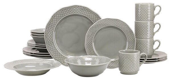 KOMBINOVANÝ SERVIS, 20-dielne, porcelán Creatable - Online Only bytové doplnky, Online Only