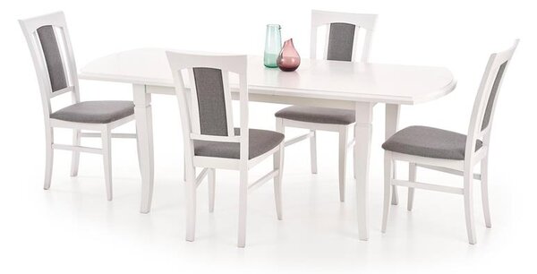 Halmar FRYDERYK 160/240 cm rozkladací stôl biela