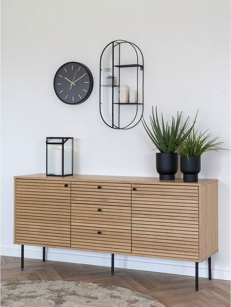 Nízka komoda v dekore duba v prírodnej farbe 150x74 cm Kyoto – House Nordic