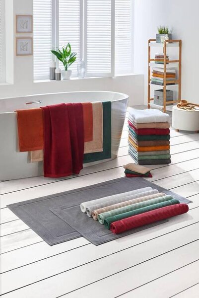 UTERÁK PRE HOSTÍ, 30/50 cm, bordová Bio:Vio - Kúpeľňový textil