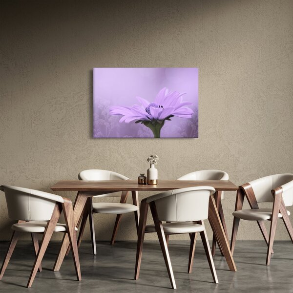 Obraz - Fialový kvet (90x60 cm)