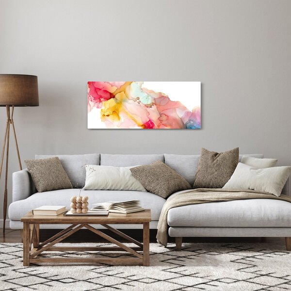 Obraz - Atramentová abstrakcia (120x50 cm)