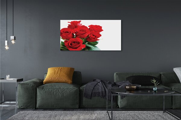 Obraz canvas Kytica ruží 125x50 cm