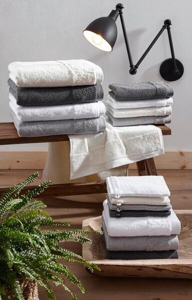 UTERÁK PRE HOSTÍ, 30/50 cm, antracitová Bio:Vio - Kúpeľňový textil