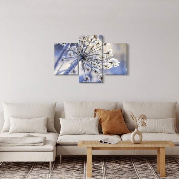 Obraz - Zamrznutý kvet (90x60 cm)