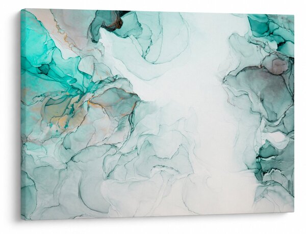 Obraz - Atramentová abstrakcia 2 (70x50 cm)