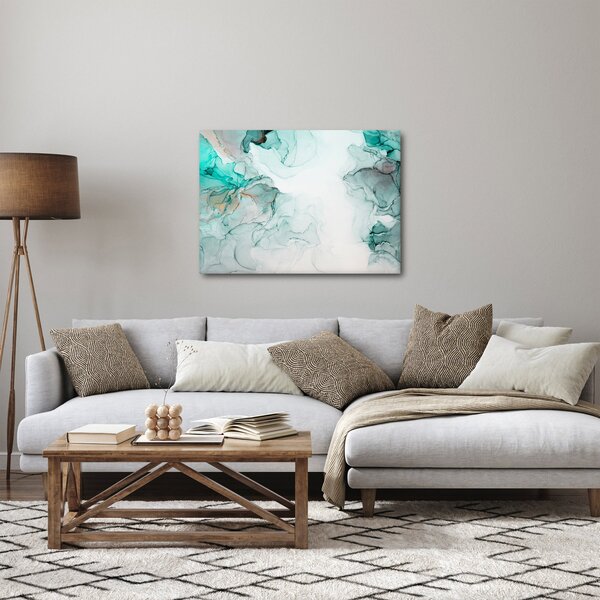 Obraz - Atramentová abstrakcia 2 (70x50 cm)