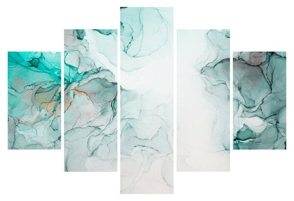 Obraz - Atramentová abstrakcia 2 (150x105 cm)