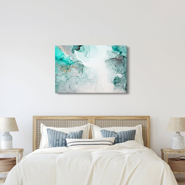 Obraz - Atramentová abstrakcia 2 (90x60 cm)