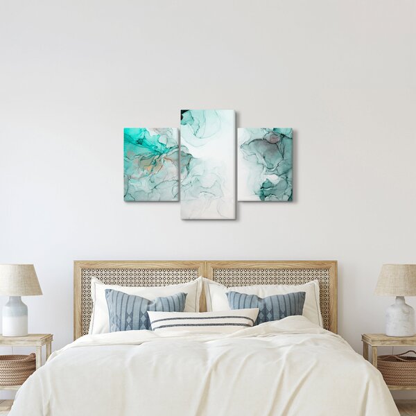 Obraz - Atramentová abstrakcia 2 (90x60 cm)