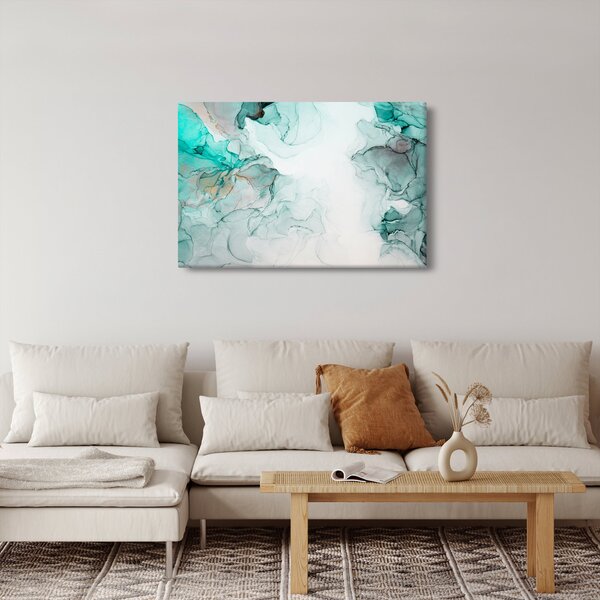 Obraz - Atramentová abstrakcia 2 (90x60 cm)