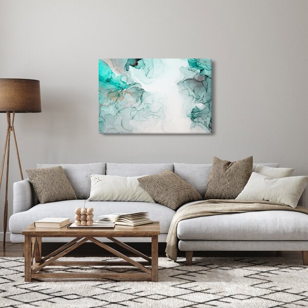Obraz - Atramentová abstrakcia 2 (90x60 cm)