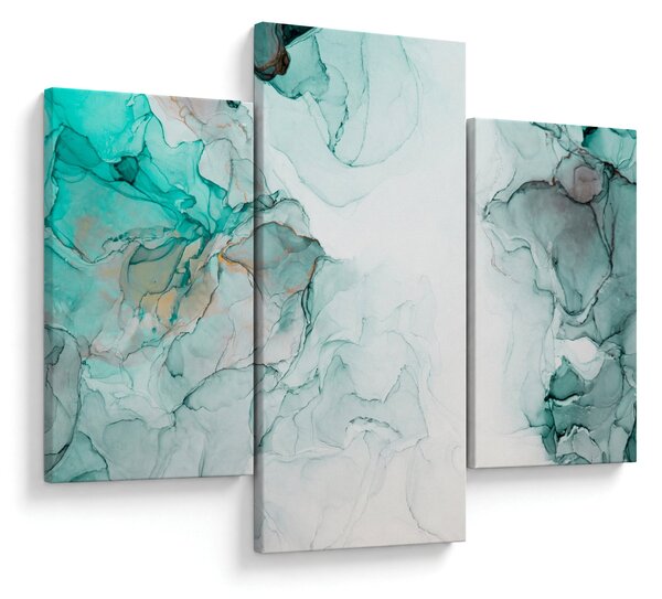 Obraz - Atramentová abstrakcia 2 (90x60 cm)