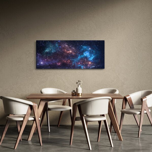 Obraz - Nočná obloha (120x50 cm)
