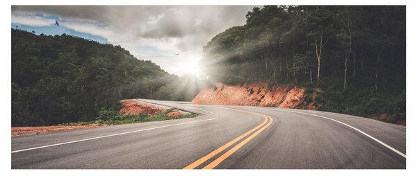 Obraz - Cesta štart (120x50 cm)