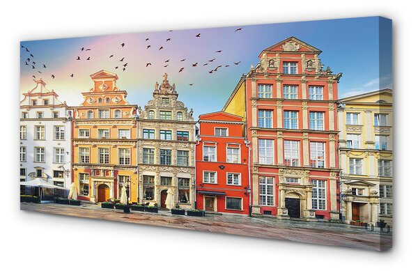 Obraz na plátne Gdańsk budovy staré mesto 120x60 cm