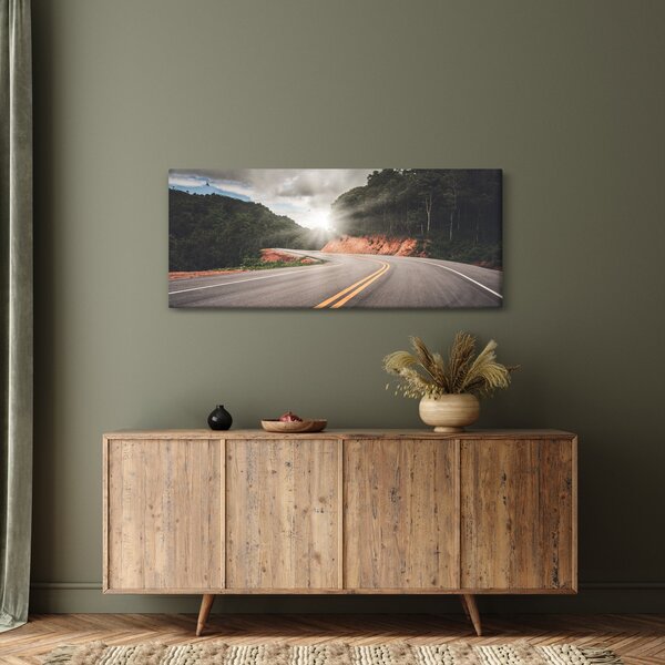 Obraz - Cesta štart (120x50 cm)