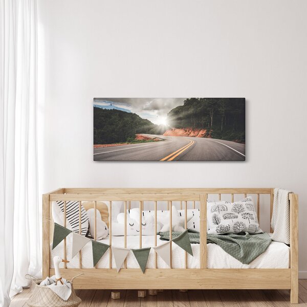 Obraz - Cesta štart (120x50 cm)