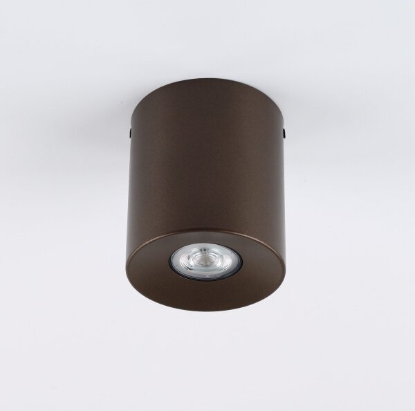 Bodové svietidlo ORION 1xGU10/10W/230V 12,5 cm hnedé