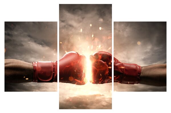 Obraz - Boxing (90x60 cm)