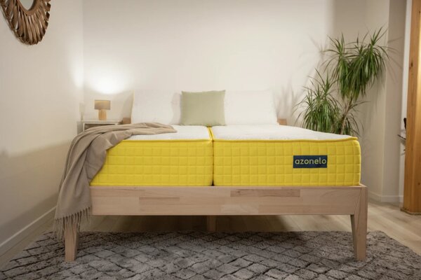 Azonelo Matrace 1+1 Cloud vysoké ortopedické matrace s pamäťovou penou 70x200 cm / 24 cm - poťah s hodvábom