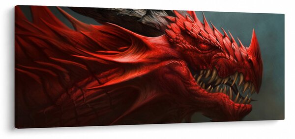Obraz - Drak (120x50 cm)
