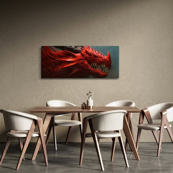 Obraz - Drak (120x50 cm)