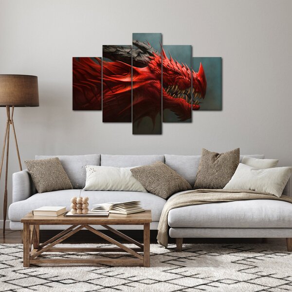 Obraz - Drak (150x105 cm)