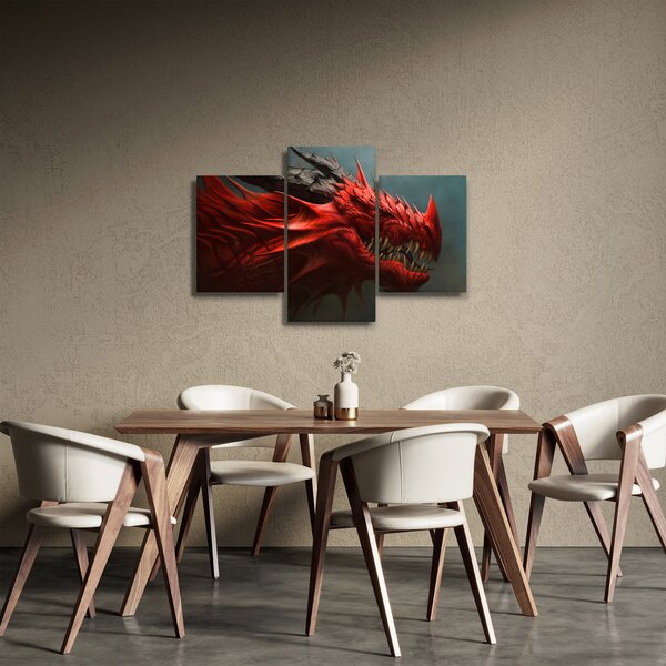 Obraz - Drak (90x60 cm)