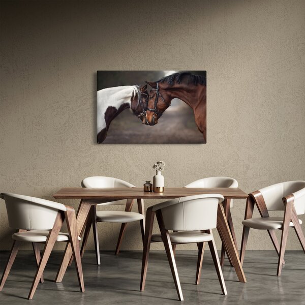 Obraz - Zamilované kone (90x60 cm)