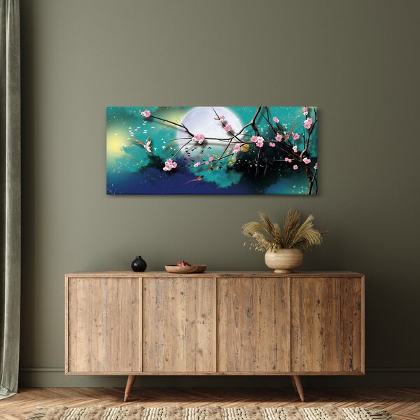 Obraz - Strom, grafika (120x50 cm)