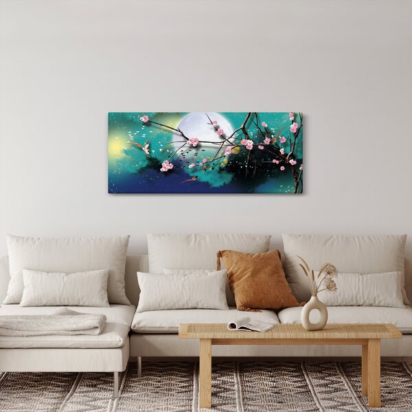Obraz - Strom, grafika (120x50 cm)