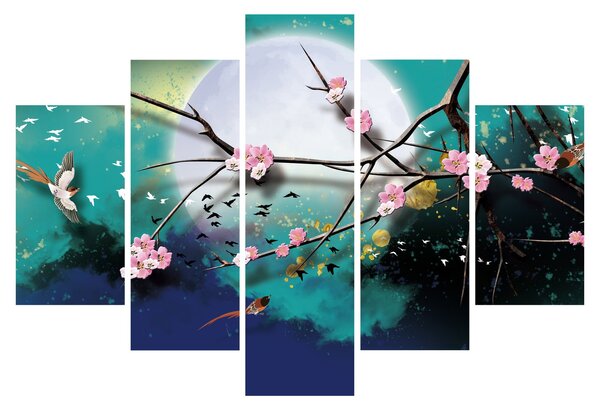 Obraz - Strom, grafika (150x105 cm)