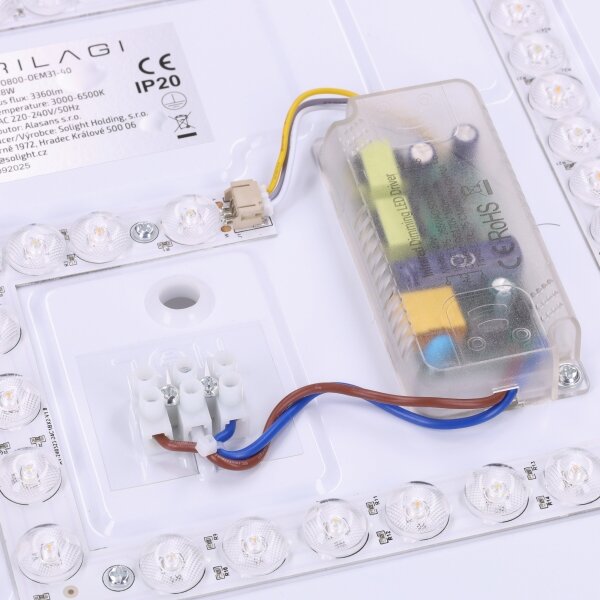 Brilagi -LED stmievateľné svietidlo MATTEO LED/48W/230V 3000-6500K pr. 41 cm červené+DO