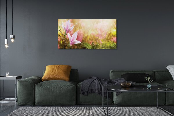 Obraz canvas Magnólia strom slnko 140x70 cm