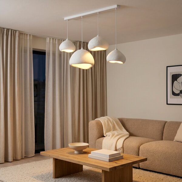 Brilagi - Luster na lanku WABI SABI 4xE27/40W/230V biela