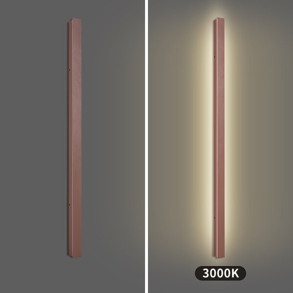 Brilagi-LED Vonkajšie nástenné svietidlo LINEAR LED/32W/230V 3000K IP65 140 cm hnedé CRI 90