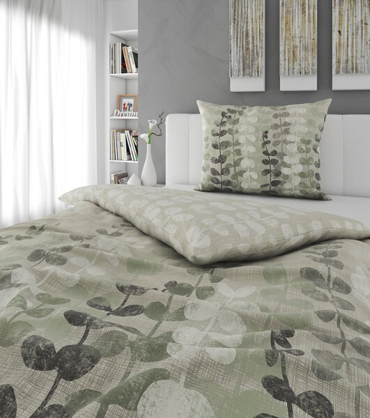 POSTEĽNÁ BIELIZEŇ, flanel, taupe, 140/200 cm Esposa - Obliečky & plachty