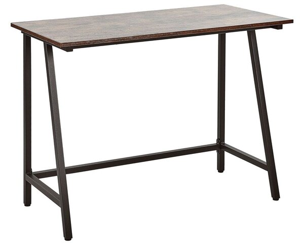Písací stôl 100x50 cm Van (tmavé drevo). Akcia -7%. Vlastná spoľahlivá doprava až k Vám domov. 1035571
