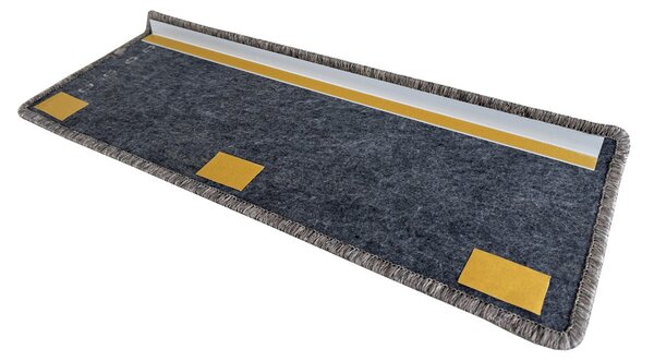 Vopi Nášľapy na schody Nature NEW hnedá obdĺžnik, samolepiaci - 24x65 obdĺžnik (rozmer vrátane ohybu)