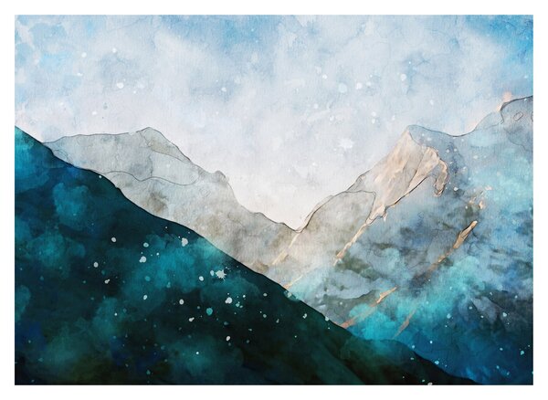 Obraz - Kresba hôr (70x50 cm)