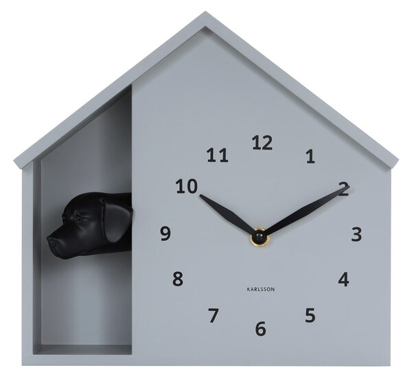 NÁSTENNÉ HODINY svetlosivá 24.9/27 cm Karlsson - Hodiny, Online Only