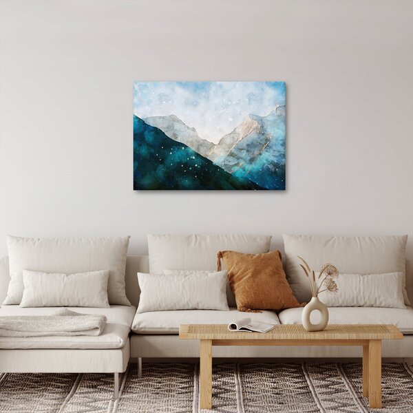 Obraz - Kresba hôr (70x50 cm)