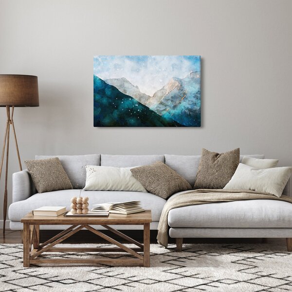 Obraz - Kresba hôr (90x60 cm)