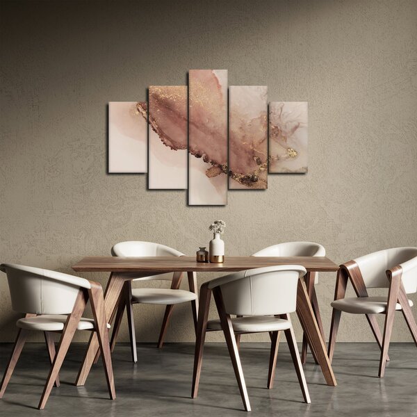 Obraz - Zlaté trblietky (150x105 cm)