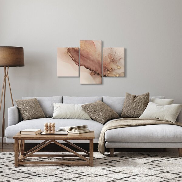 Obraz - Zlaté trblietky (90x60 cm)