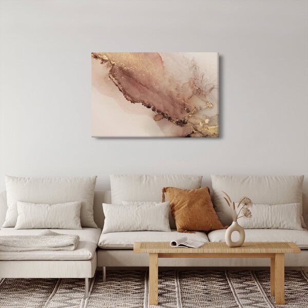 Obraz - Zlaté trblietky (90x60 cm)