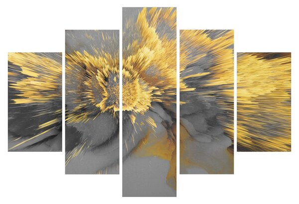 Obraz - Zlatá expanzia (150x105 cm)